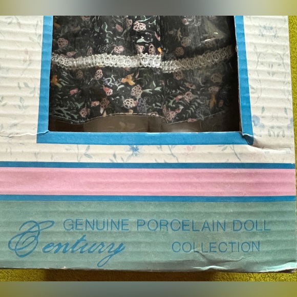 Vintage Hand Crafted Genuine Porcelain Doll with Stand - Picture 6 of 7